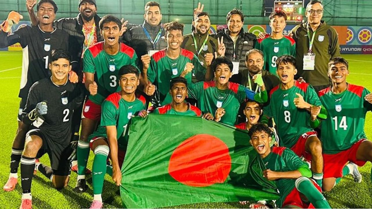 সিঙ্গাপুরকে হারিয়ে কোয়ার্টার ফাইনালে বাংলাদেশ
